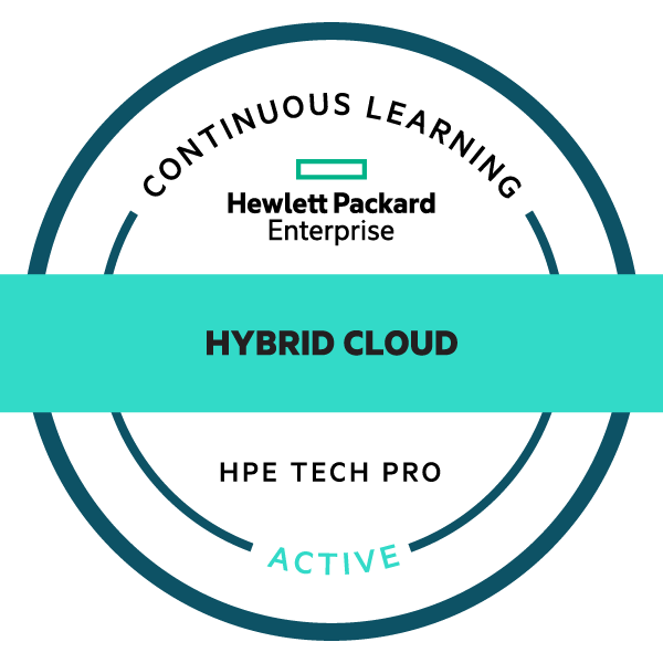 HPE Hybrid Cloud — Continuous Learning