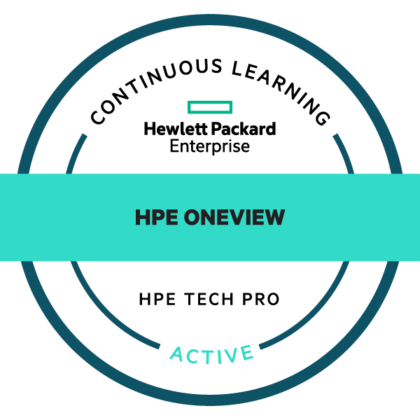 HPE OneView — Continuous Learning